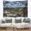 Tapisserie avec nuages et pierres-28486221