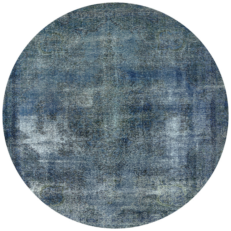 Hoyer Oriental Indoor Rug, Round 5'