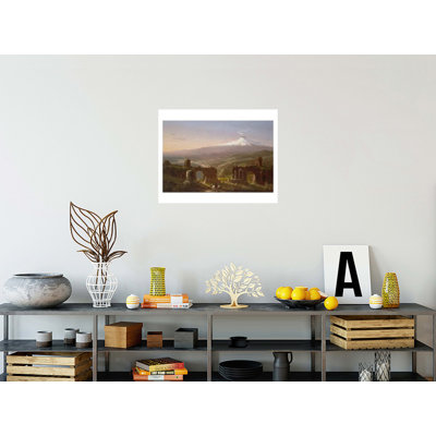 Mont Etna de Taormina par Thomas Cole - Impression Giclée