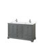Ensemble de meuble-lavabo double 60 "avec miroir Deborah-357861957-357861965-357866697