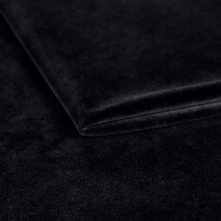 Juneri Velvet Armchair, Black