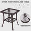 184.9cm Wide Metal Patio Sofa with Cushions-1037355517-1037355518