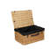 24" Wicker Hamper Basket With Lining-86276019