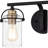 Emerson 2-Light Matte Black Vanity Light-887944522