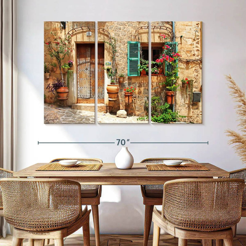 Lilie Spanish Charming Street, 42" H x 65" W