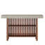 Grande unité de bar 62,99 "Red & Cement (table seulement, sans chaise)