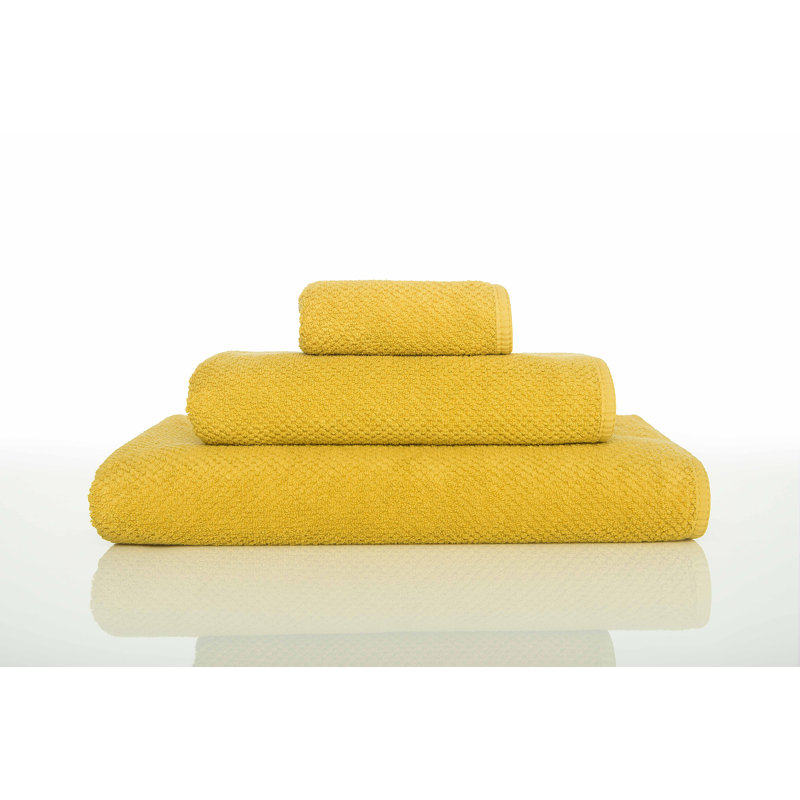 Bee Waffle Waffle Towel, Mustard, Medium, Hand Towel 1-Pack
