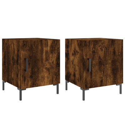 Menpal 40cm W Iron Bedside Table