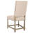 Fleur 20.5'' H Linen Upholstered Oak Side Chair