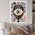 White Single Picture Framed