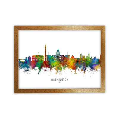 Washington Dc Skyline by Michael Tompsett - Print