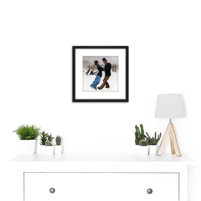 Klinger Ice Skaters - Single Picture Frame Painting