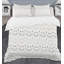 Floral Retro Botanical Motif I - Ensemble de housse de couette abstrait moderne - Polyester microfibre-40702735