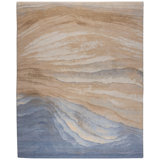 Livingston Modern Gradient & Ombre Tan Area Rug