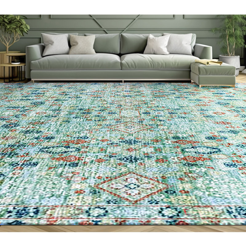 Floral Area Rug, Rectangle 9' x 12'