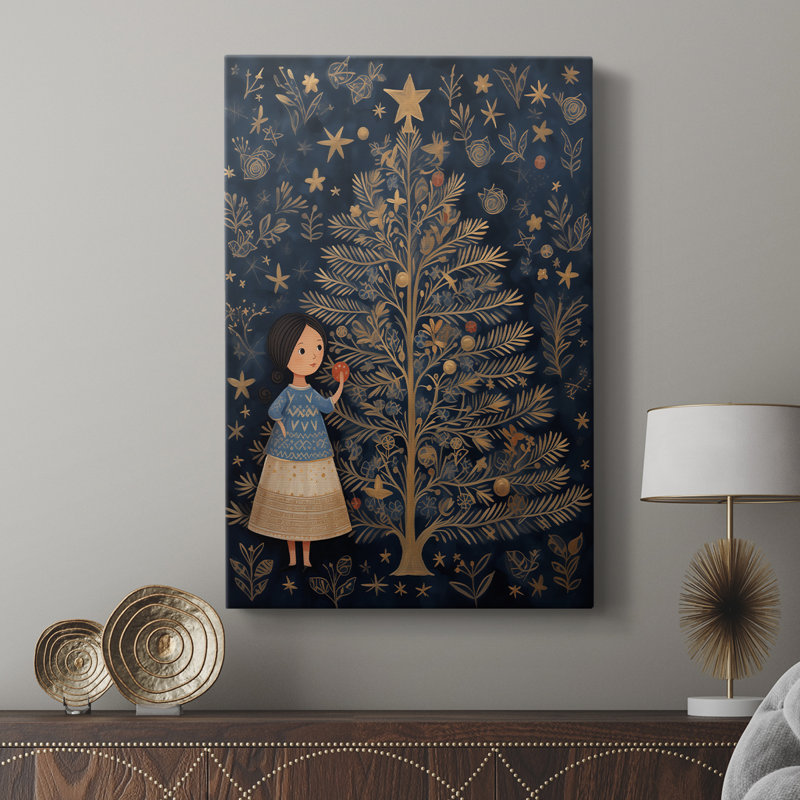 Art des Fêtes de Noël DCXLV III - galerie sur mesure, H 48 po x l 32 po
