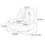Single space capsule sofa swivel Recliner-168517506