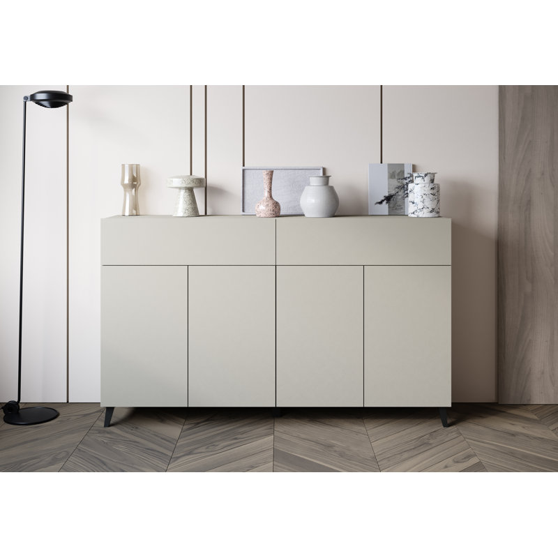 LOKET Dresser, Sideboard 160 cm wide, Beige