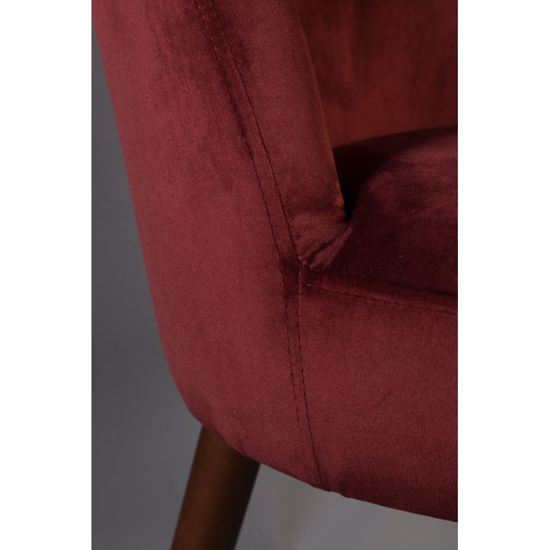 Upholstered Dining Chair, Red