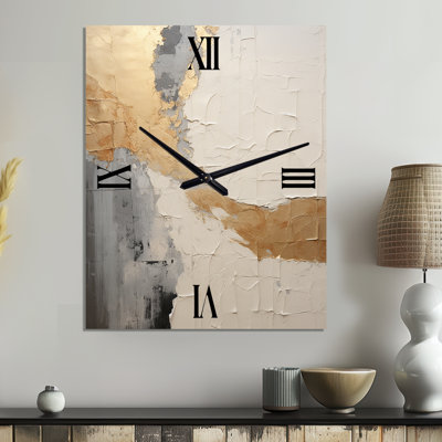 Horloge murale abstraite