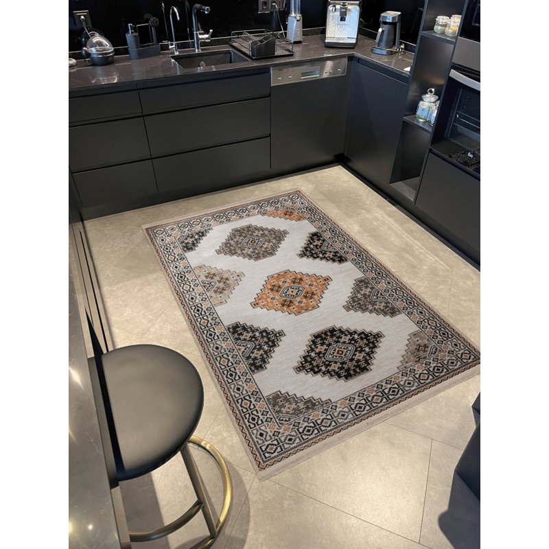 Tapis rectangulaire Villo, Tapis de couloir 2 pi 8 po x 9 pi 11 po