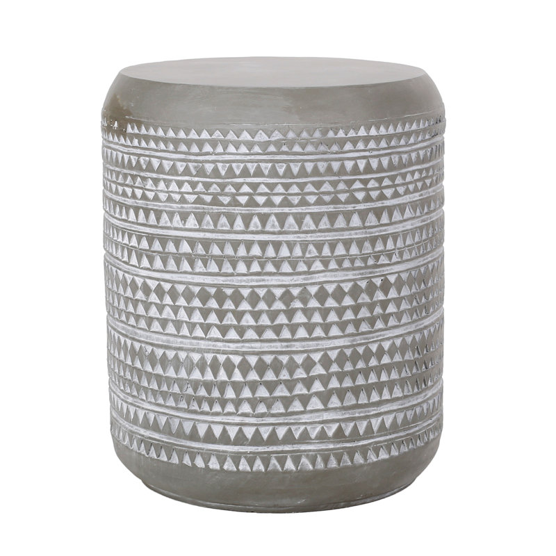 Tylei Concrete Top End Table