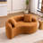 Boneless Full Sponge Chenille Curved Compression Double Sofa-68344761