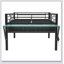 Lit mezzanine avec bureau Gaming, DEL