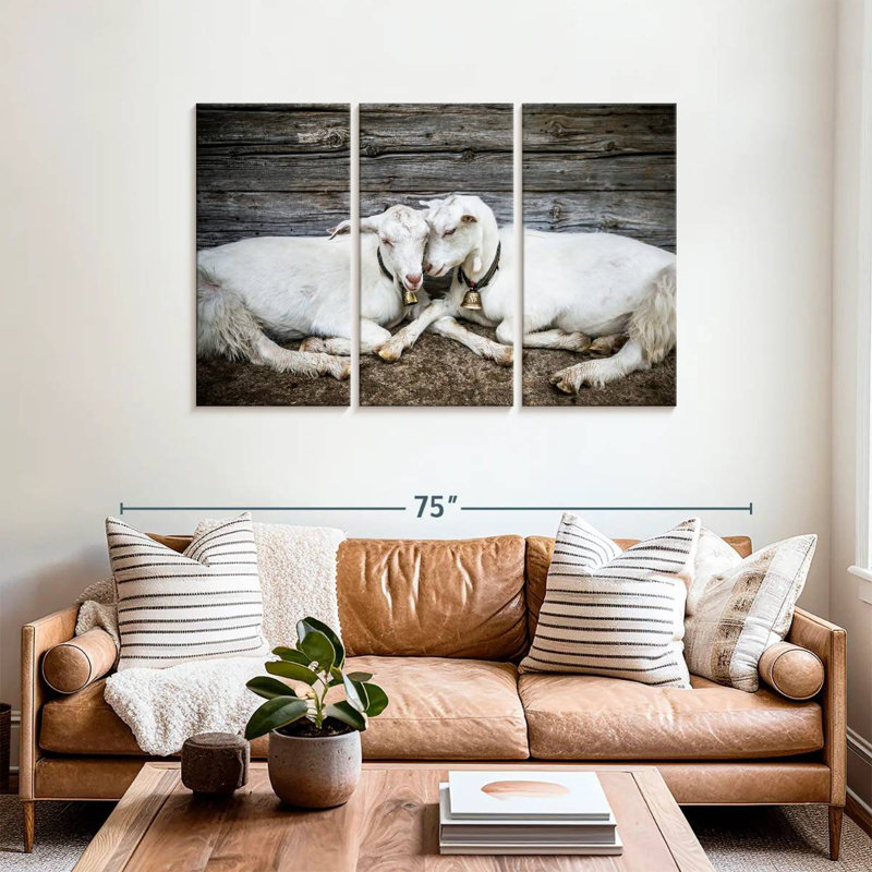 Brampt Goat Love, 36" H x 57" W