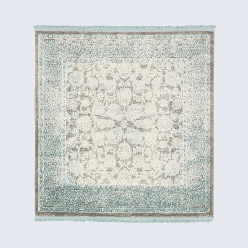 Teadora Oriental Indoor Rug, Square 4'