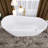 67" Glossy White Acrylic Freestanding Soaking Bathtub