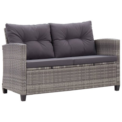 48.8" Wide Patio Sofa with Cushions