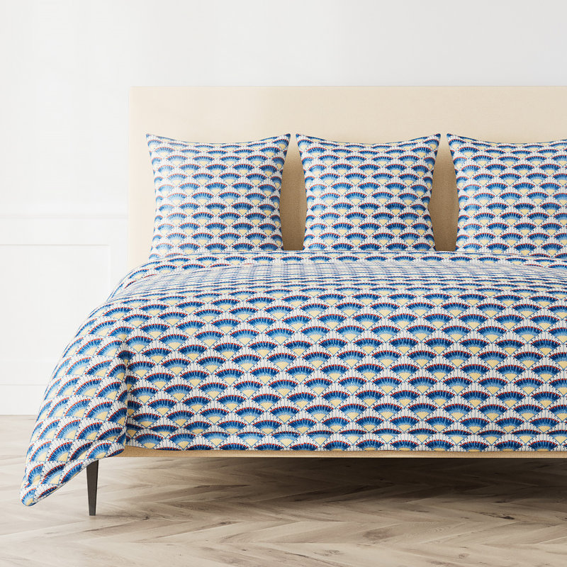 The Met x Ann Gish Maiolica Duvet, King Duvet Cover
