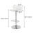 Chrome Adjustable Swivel Stool-540433041