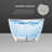 65'' x 30'' Freestanding Soaking Solid Surface Bathtub-107820409