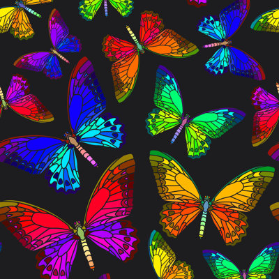 «Derrak Butterfly On», impression sur toile