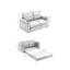 {Vidéo fournie} Canapé-lit convertible 3-en-1 pour futon-793165157