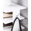 Rangement à chaussures vertical blanc à 7 niveaux avec crochets pour garder votre espace de rangement propre au garage