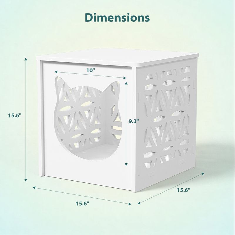 Table d'appoint multifonctionnelle en PVC, White