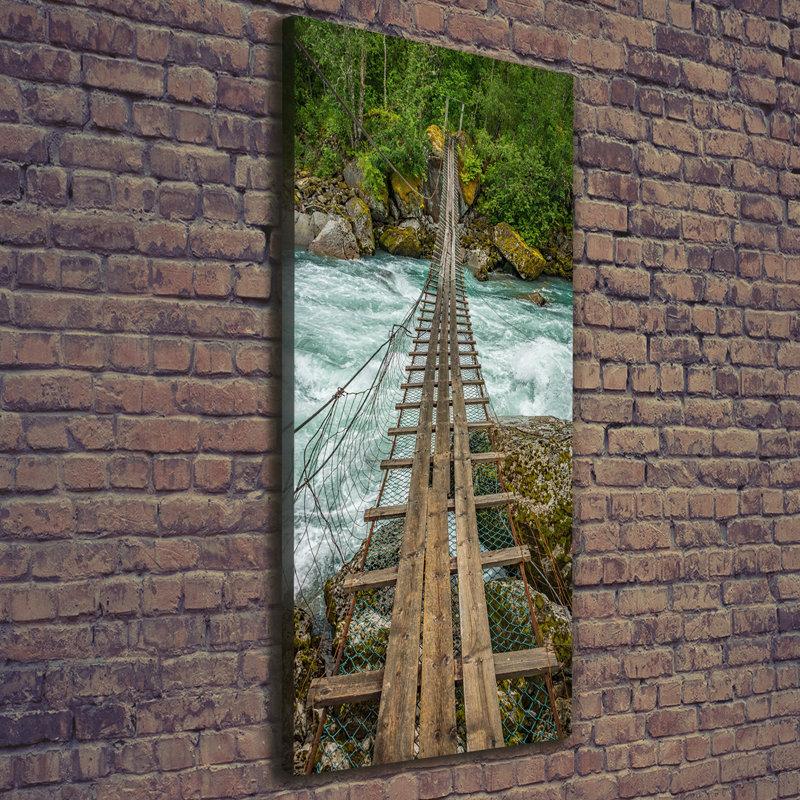 Suspension Bridge - Wrapped Canvas Print
