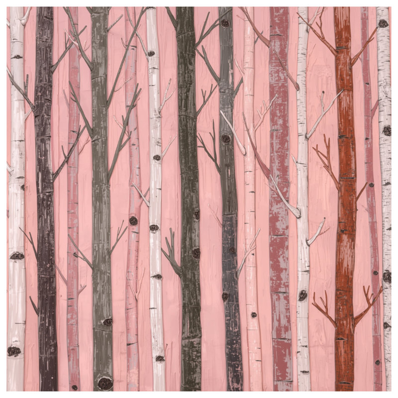 Tall Birch Trees Comforter, Twin Extra Long