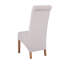 Stamford Scroll Back Fabric Dining Chair - Grey-1172872704-1172872707-1172872710