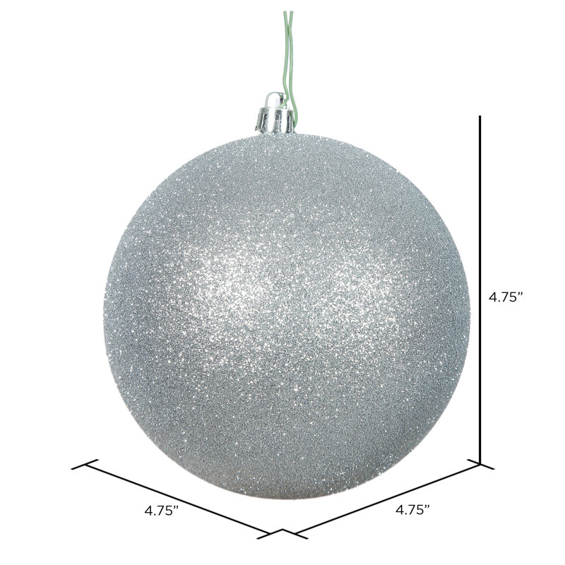 Boule incassable 5 po, Argent