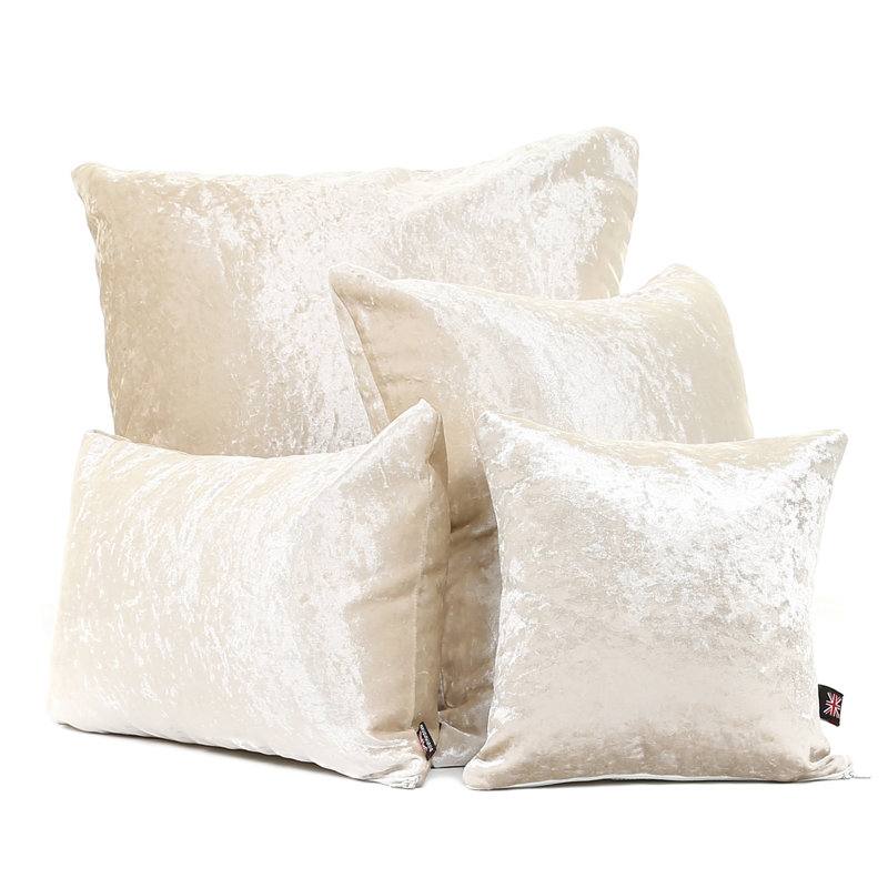 Square Cushion, Large, Cream