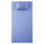 Ensemble de matelas et oreiller 7inch en mousse viscoélastique imprégnée de gel respirante, bleu, matelas dans une boîte-1452081362