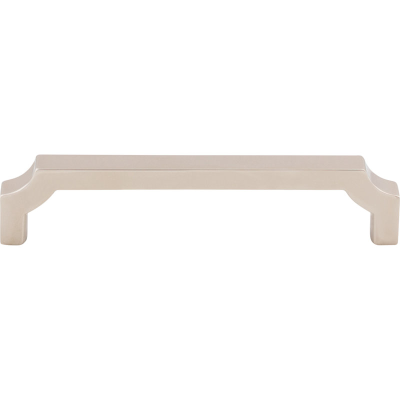 Davenport Bar pull, Polished Nickel, 5 1/16" Center to Center