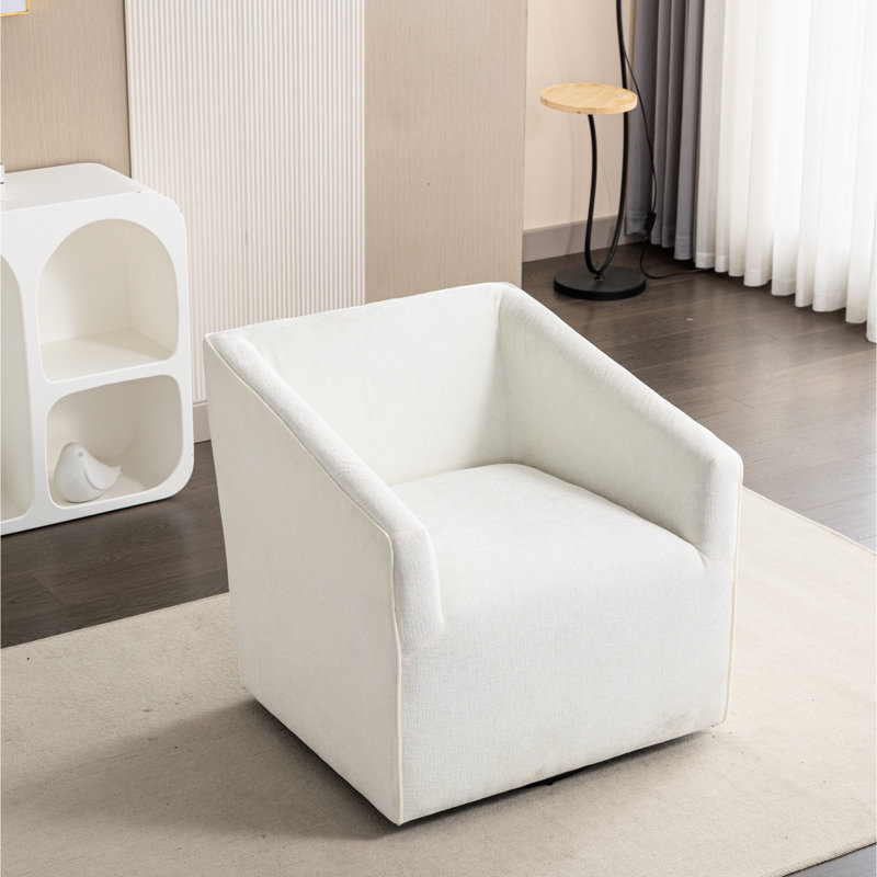 Fauteuil pivotant 360 po Nice, Blanc