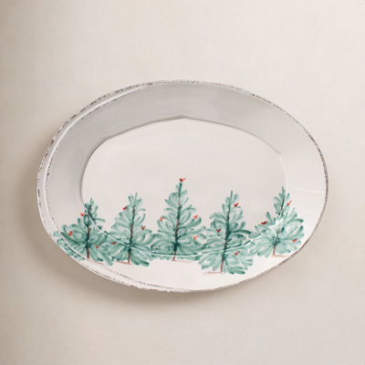 Lastra Holiday Oval Platter