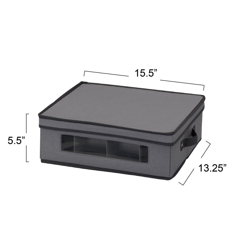 China Cup Windowed Panel Storage Box
