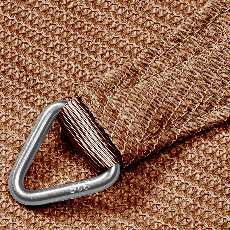 Barnys 3.6m x 3.6m Rectangular Shade Sail, Sand